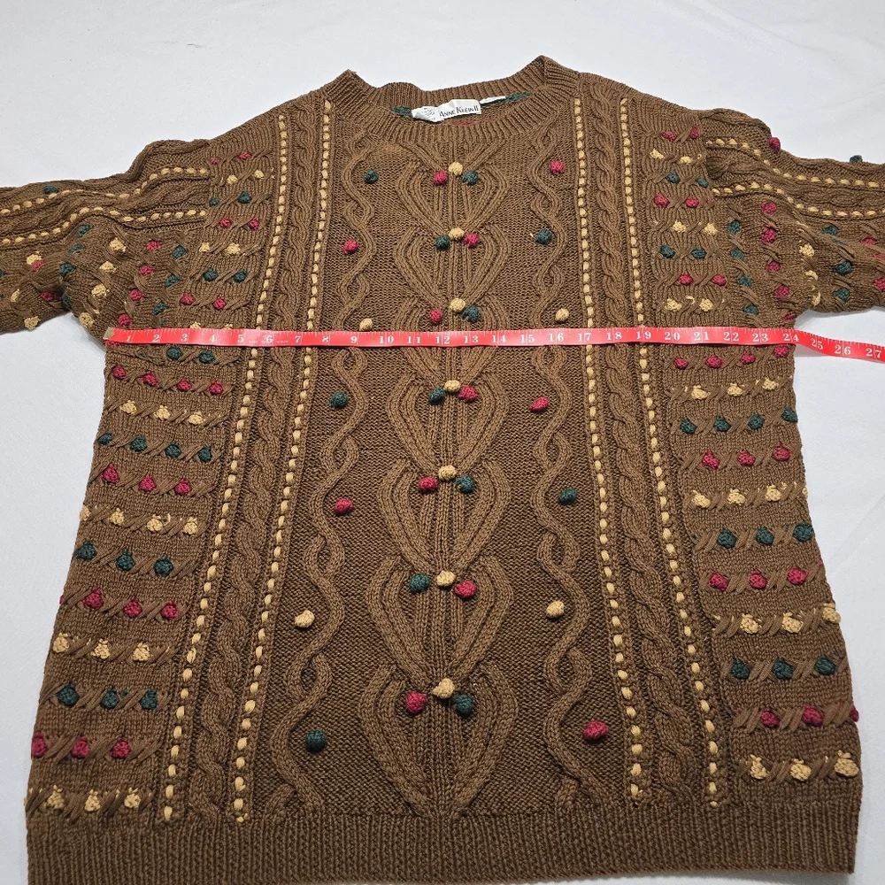 Vintage Anne Klein Brown Sweater - Picture 4 of 7